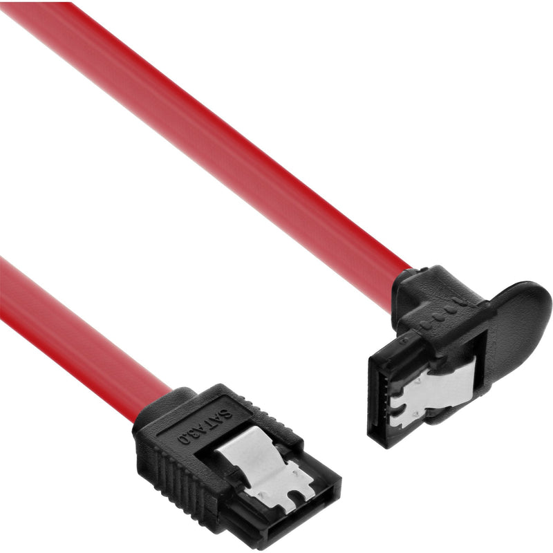 Inline Cable SATA 6GB/S With Pestillos Ángulo 0,75M