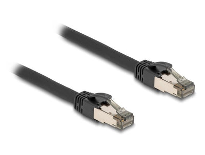 Delock 80241 Network Cable RJ45 CAT.6A U/FTP Ultraflexible With Cover Metálica Indoor 2M, Black — image 1