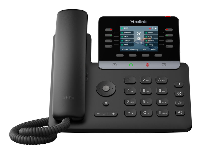 Yealink Phone IP T73W Wi-Fi 2 8'' 320X240 40 Kurzwahl 12XSIP Bt WLAN