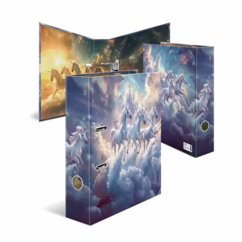 Herma Folder A4 Cartón Fantasía Unicornios