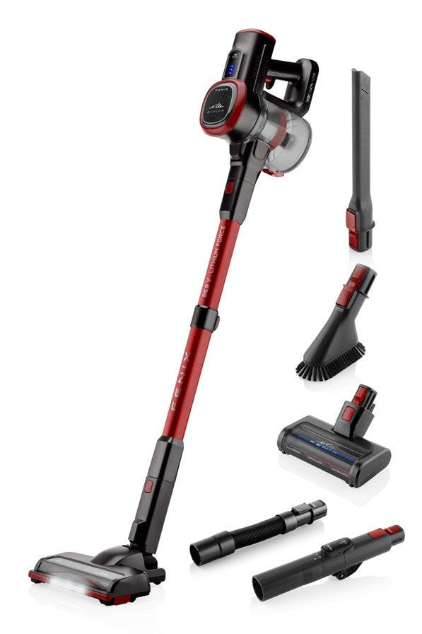 Eta Vacuum Cleaner ETA223390000 Fenix Wireless Tiempo Funcionamiento 40 Min, Grey Red