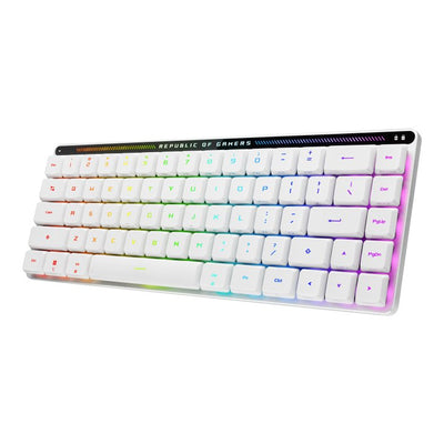 ASUS Keyboard German Rog Falchion Rx Low Profile USB + RF Wireless + Bluetooth Qwertz White — image 1