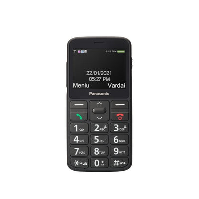 Panasonic KX-TU160 Easy Use Mobile Phone, Black — image 1