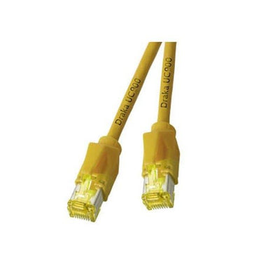 Efb RJ45 Network Cable CAT.6A S FTP Lszh Draka UC900 TM31 Yellow 15M — image 1