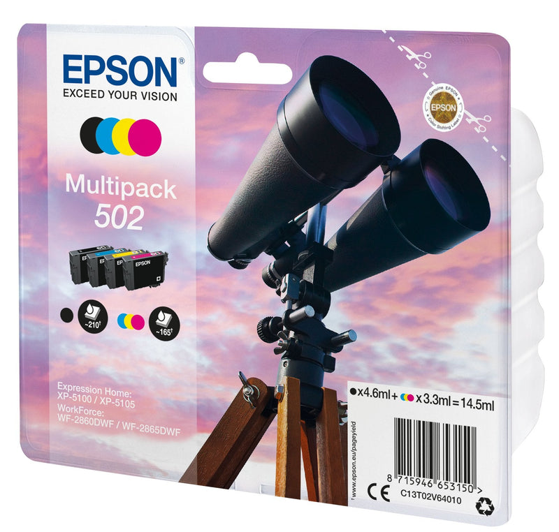 Epson Cartridge 502 Multipack 4 Colours