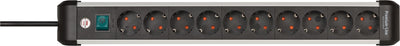 Brennenstuhl Power Strip 1391030000 Base Múltiple 3M 10 Salidas AC Indoor Black Silver — image 1