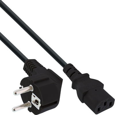 Inline Cable Power Type F Acodado a Connector IEC 1,5M — image 1