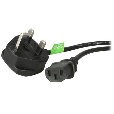 StarTech.com PXT101UK Cable Transmisión Black C13 Acoplador — image 1