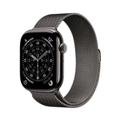 Watch Series 11 GPS + Cellular Koperta 46MM Z Tytanu W Kolorze Lupku, Bransoleta Mediolanska W Kolorze Lupku M — image 1
