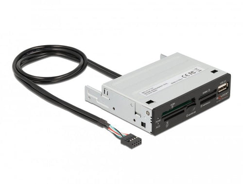 Delock Card Reader Internal 3.5 USB 2.0 5 Slot + 1 X USB 2.0 Typ-a Female — image 1