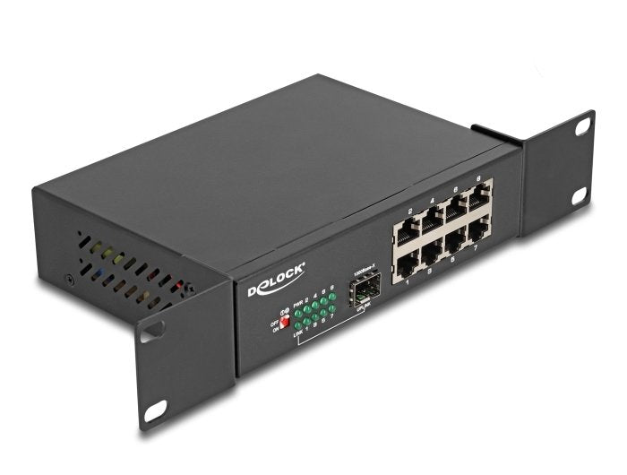 Delock 10 Gigabit Ethernet Switch 8 Port + 1 Sfp