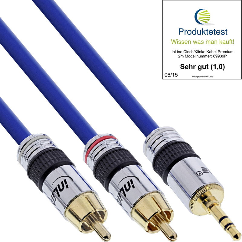 Inline Cable Audio Premium 2X Rca Male a 3.5MM Male 15M