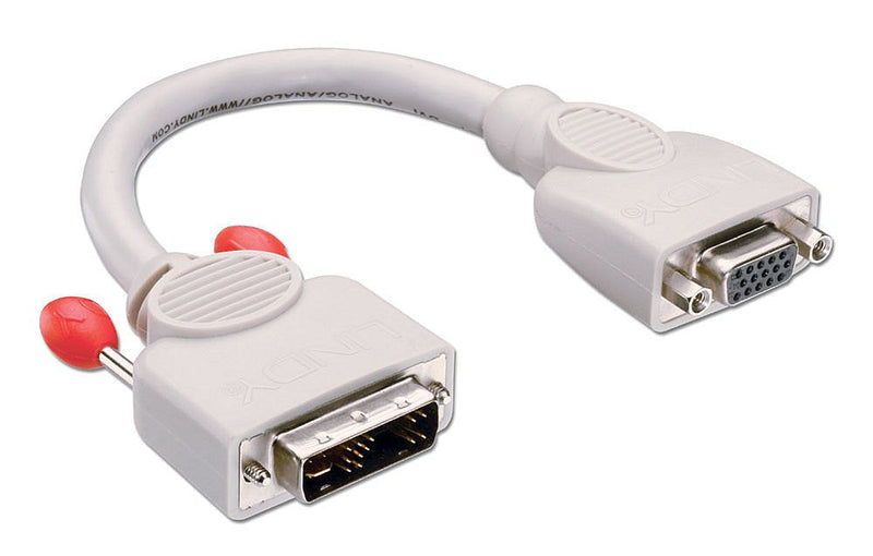 Lindy Premium Adapter DVI-i/a a VGA 0,2M