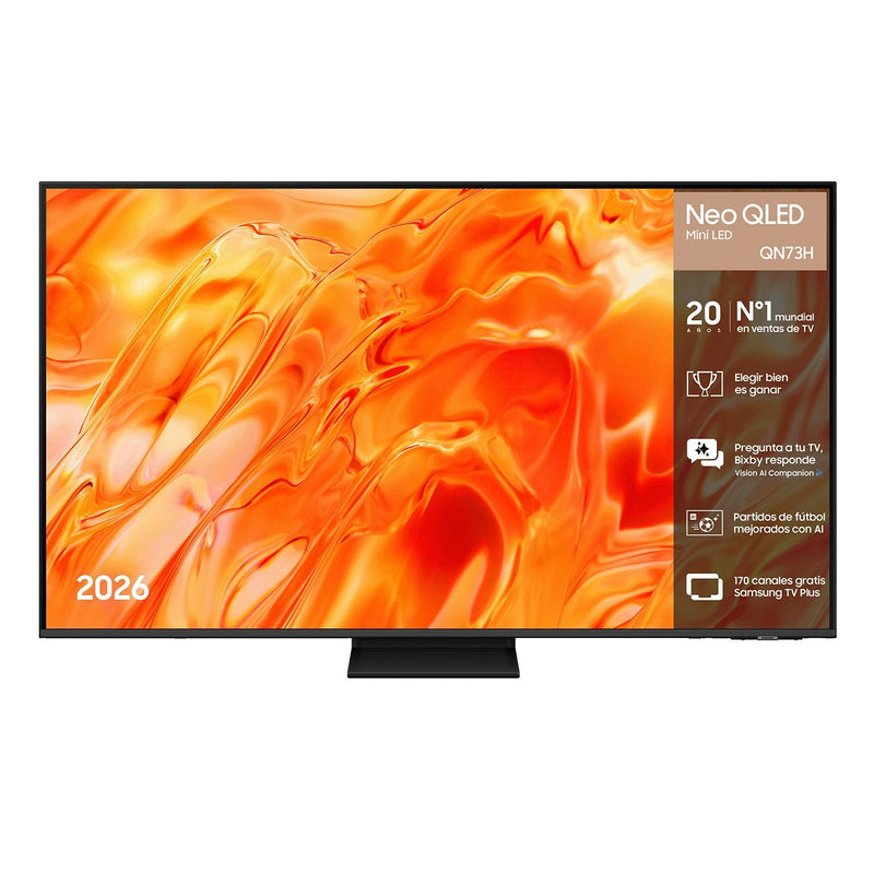 Samsung TV QN73H 65 Pulgadas Neo QLED Mini LED 4K Tizen Os Black