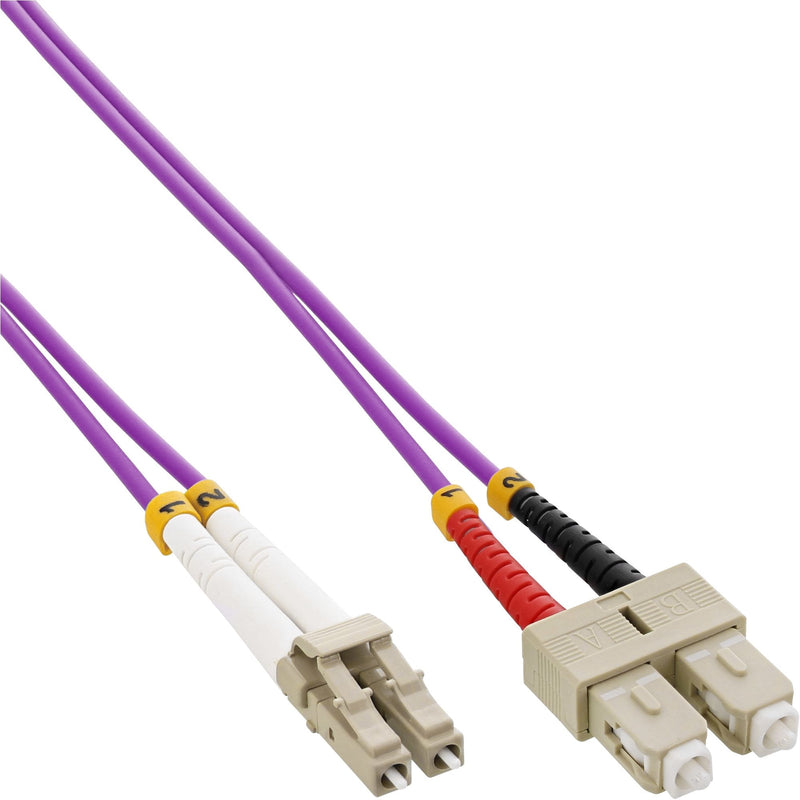 Inline Cable Duplex Fibre Optic Lc/Sc 50/125?M OM4 20M