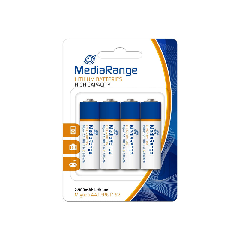 Mediarange Battery Lithium Mignon Aa 1.5V/4PCS MRBAT154