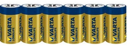 Varta Battery Longlife, Baby, C, LR14, 1.5V 6PCS