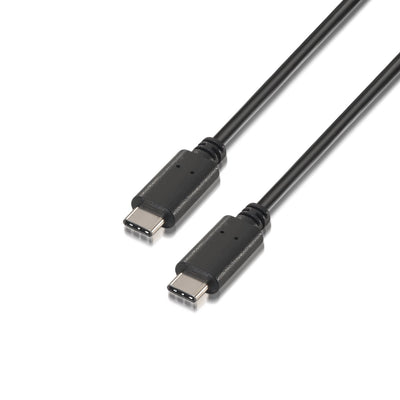 Aisens USB Cable 2.0 3A - Type USB-C/M-usb-c/M - 3M - Black — image 1