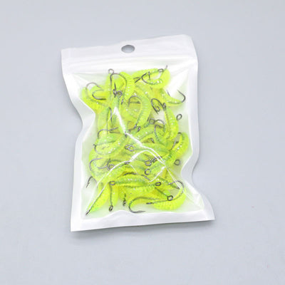 Lure With Hook Mealworm Suit