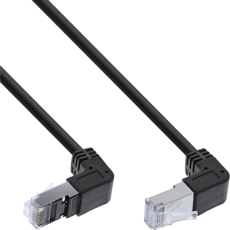 Inline Network Cable Ángulo Ascendente/Descendente, S/FTP (pimf), CAT.6, 250MHZ, Pvc, Cobre, Black 2,36M