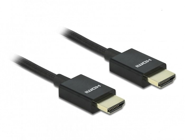Delock Cable 85385 HDMI 2M HDMI Type a Standard Black 2M, HDMI Type a Standard HDMI Type a Standard 3D, 48 Gbi