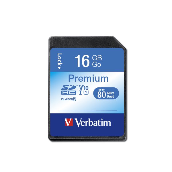 Verbatim Premium Secure Digital 16GB Sdhc Clase 10 43962