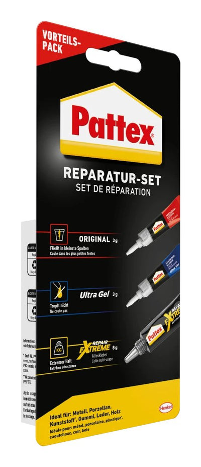Pattex Reparatur-set Sek.adhesivo Líquido & Gel + Repair Extreme — image 1