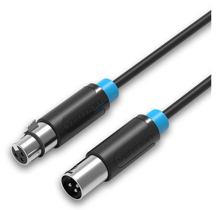 Vention Cable Stereo Bbfbj Xlr Male Xlr Female 5M Black