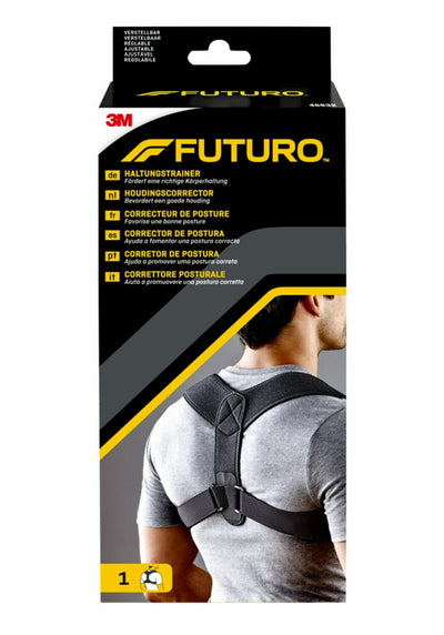 Futuro Corrector Postura - Adjustable (71.1 - 121.9CM) - Transpirable - Black — image 1