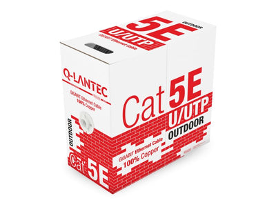 Network Cable UTP A-lan Sólido, External 100% Cobre 305M CAT.5E Black — image 1