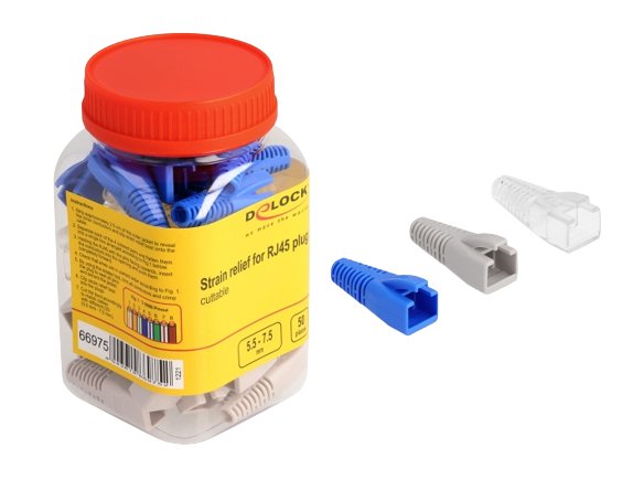 Protector Antidoblez RJ45 Connector Male Schneidbar 50ER Set Of Colours