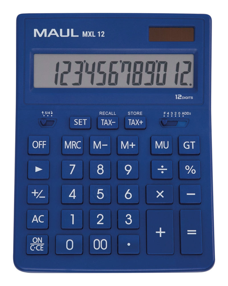 Maul Calculator Bolsillo Mxl 12 Screen Large 12 Dígitos Calculator Large With Funciones Comerciales Calculator
