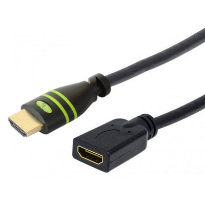 Techly Icoc HDMI-4-EXT018 HDMI Cable 1,8M HDMI Type a Standard Black — image 1