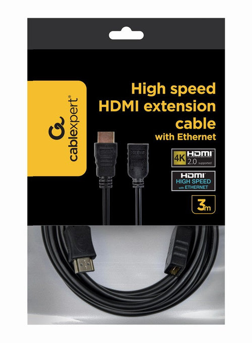 Gembird HDMI Cable V2.0 (alargo) 3M M/H Ethernet Ccs Black (60) — image 1