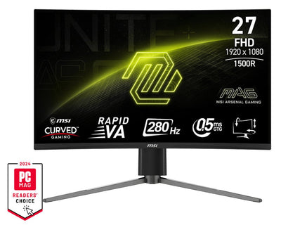 MSI Monitor Mag 276CPXF 27 1920 X 1080 Pixels Full HD LCD Black — image 1