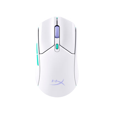 HP Hyperx Pulsefire Haste 2 Core Inalámbricos: Mouse Gaming White/Green/Púrpura) — image 1