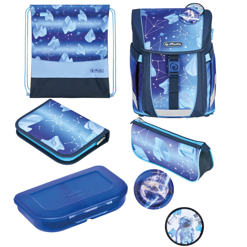 Herlitz Backpack Filoactive XL Plus School Child Poliéster Blue Oscuro
