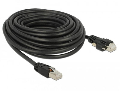 Delock Cable CAT.6 RJ45-M M. Screws Smp 10.0M — image 1