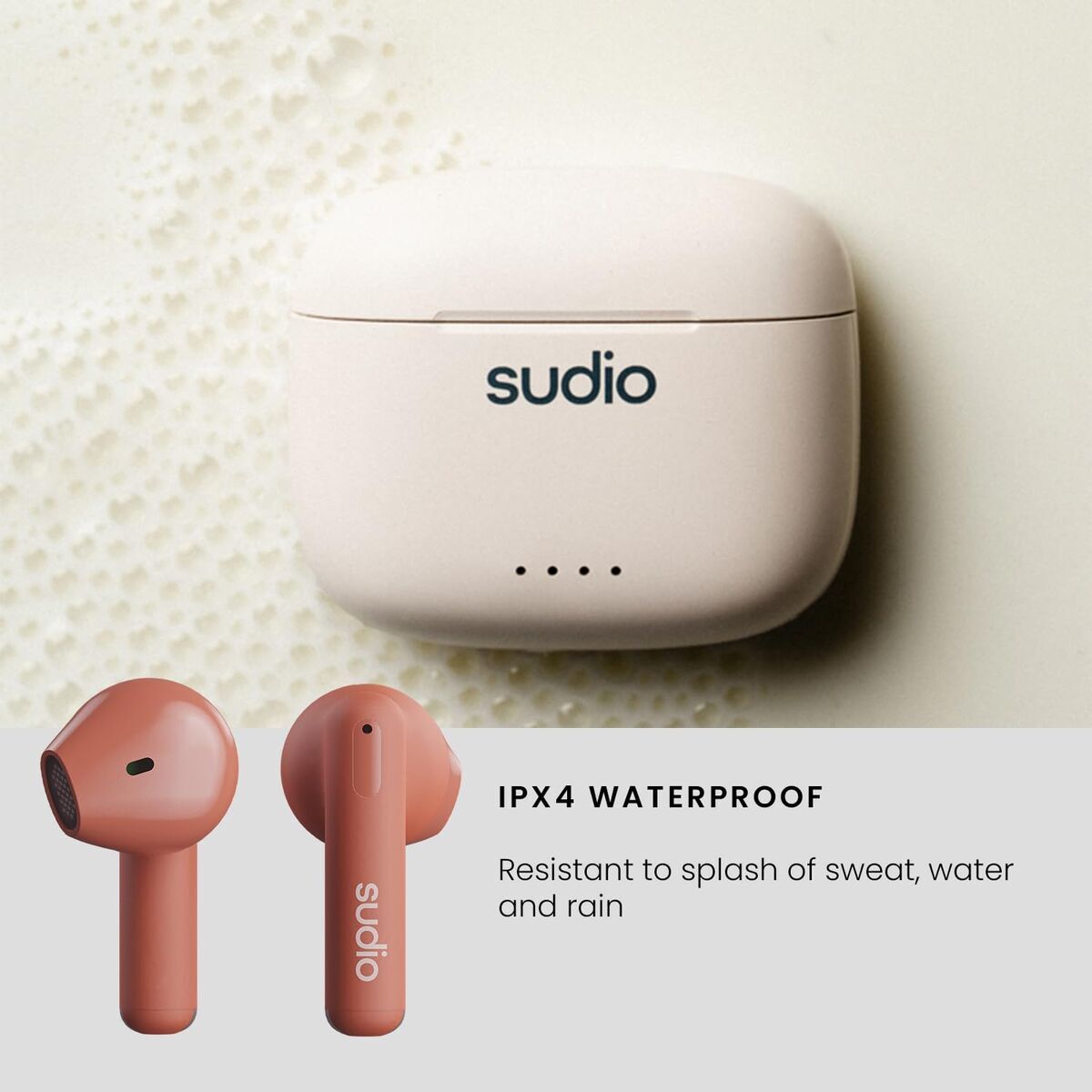 Sudio In-Ear Bluetooth Headphones Sudio A1 True Wireless Orange