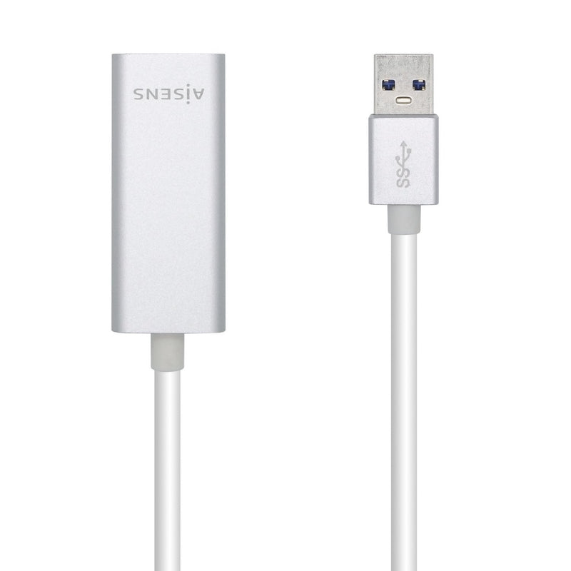 Aisens Converter USB 3.0A Ethernet Gigabit 10/100/1000Mbps, 15CM