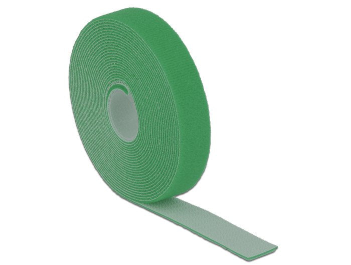 Delock 18731 Tape Velcro Roll 5M X An 20MM Green
