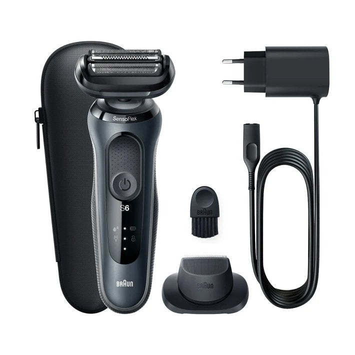 Braun Máquina Afeitar Series 6 61-N1200S Láminas Trimmer Black