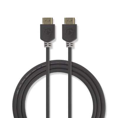Nedis High Speed HDMI ™ Cable With Ethernet Hdmi™ Connector Male 4K@60HZ Arc 18Gbps 5.00M Round Pvc Antracita  — image 1