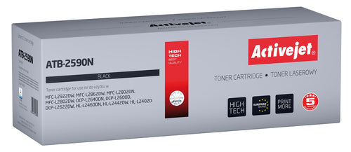 Activejet Toner ATB-2590N Printers Brother Spare Part Brother TN2590 Supremo 1200 Páginas Black — image 1