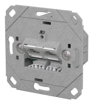 Metz Connect Socket Connection E-dat C6A Lsa + 2 Port UP0 Metallisch — image 1