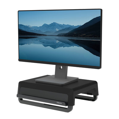 Fellowes Elevador Monitor With 3 Ajustes Height - Canal Dispositivos With Charging — image 1
