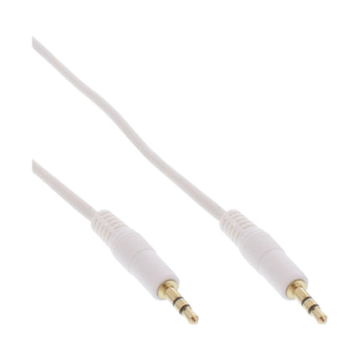 Inline Cable Audio Jack Stereo 3,5MM a Jack White / Gold 2M — image 1