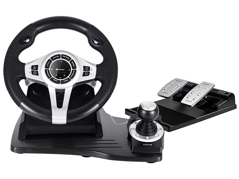 Tracer TRAJOY46524 Controller And Wheel + Pedals Playstation 4,PLAYSTATION 3 Black