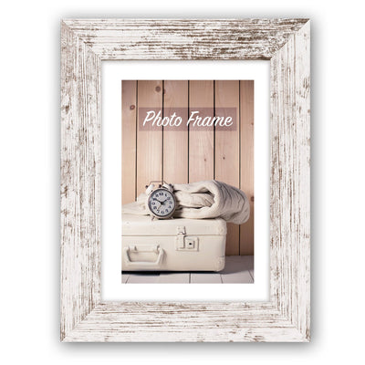 Zep Frame Wood Nelson 6 18X24 White/Brown V21186 — image 1