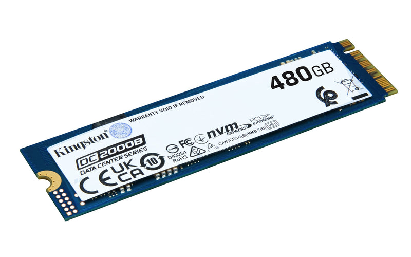 Kingston DC2000B 480GB, SSD PCIE 4.0 X4, NVMe, M.2 2280 SEDC2000BM8/480G